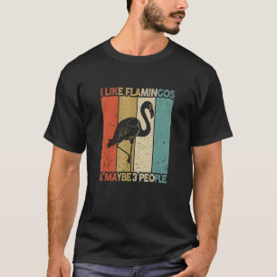 Flamingo For Kids Men Women Animal Vintage T-Shirt
