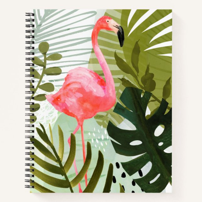 Flamingo Forest Notebook (Front)