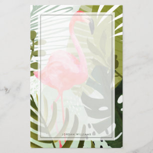Flamingo Forest Stationery