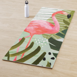 Flamingo Forest Yoga Mat