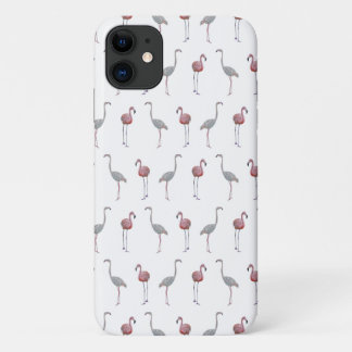 Flamingo Frenzy iPhone 11 Case (Choose Colour)