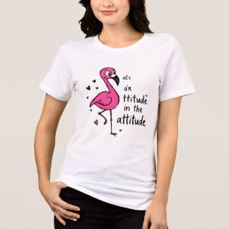 Flamingo Fun - Vibrant Tropical Bird Art for Natu Tri-Blend Shirt