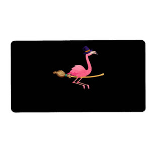Flamingo Funny Flamingo Witch Halloween