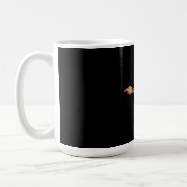 Flamingo | Funny Flamingo Witch Halloween Coffee Mug (Left)