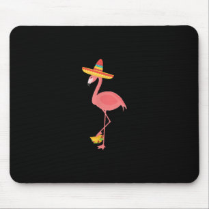 Flamingo Funny Mexican Food Taco Lover Gift Mouse Mat