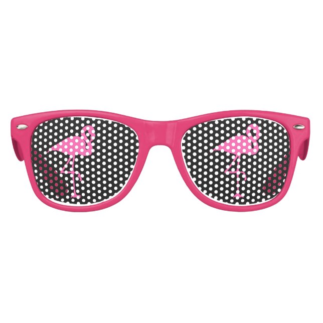 FLAMINGO FUNNY NOVELTY Party Sunglasses (Front)