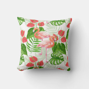 Flamingo garden cushion