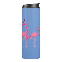 Flamingo gathering