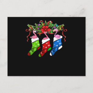 Flamingo Gift   Merry Christmas  Flamingo Postcard