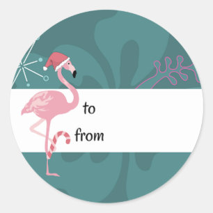 Flamingo Gift Stickers