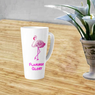 Flamingo Glory Latte Mug