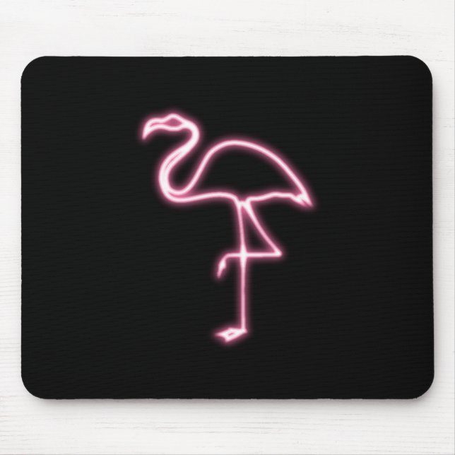 Flamingo Glow Mouse Mat (Front)
