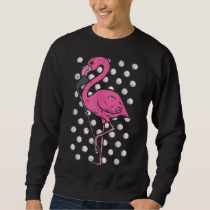 Flamingo Golf Cool Golfing Bird Animal Golfer Men Sweatshirt