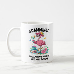 Flamingo Grammingo Like a Normal Grandma Only More Coffee Mug
