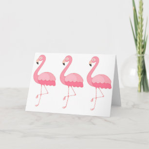 Flamingo Greeting Card