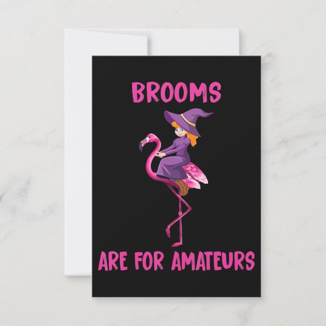 Flamingo | Halloween costume Flamingoween Thank You Card (Front)