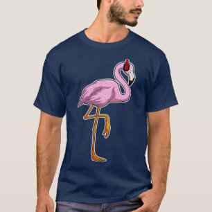 Flamingo Headphone Music T-Shirt