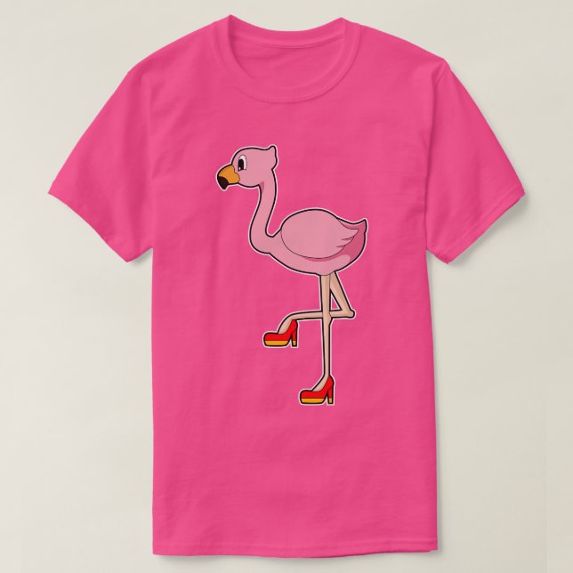Flamingo High heels T-Shirt (Design Front)