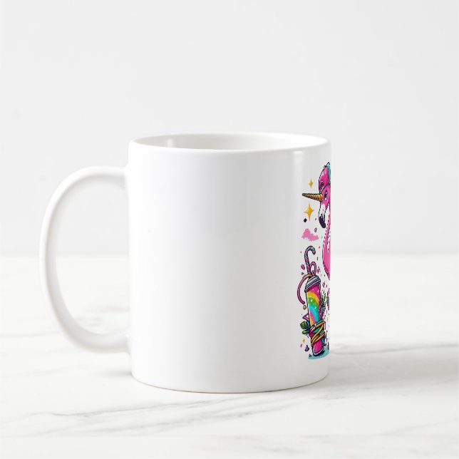 Flamingo hiphop coffee mug (Left)