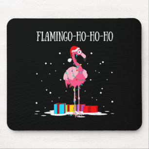 Flamingo Ho Ho Ho Nk Christmas Tree Lights Chain X Mouse Mat