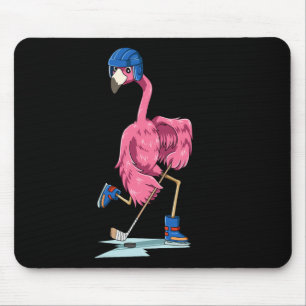 Flamingo Hockey Flamingo Playing Hockey Flamingo  Mouse Mat