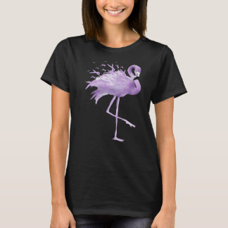 Flamingo Honours Caregivers Awareness Ribbon   T-Shirt