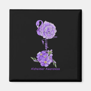 Flamingo Hope Heimerheimer Awareness T Shirt Magnet