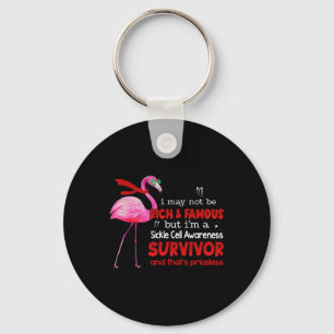 Flamingo I'm A Sickle Cell Survivor That's Pricele Key Ring