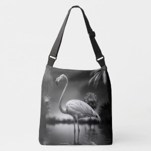 Flamingo in a Pool Crossbody Bag