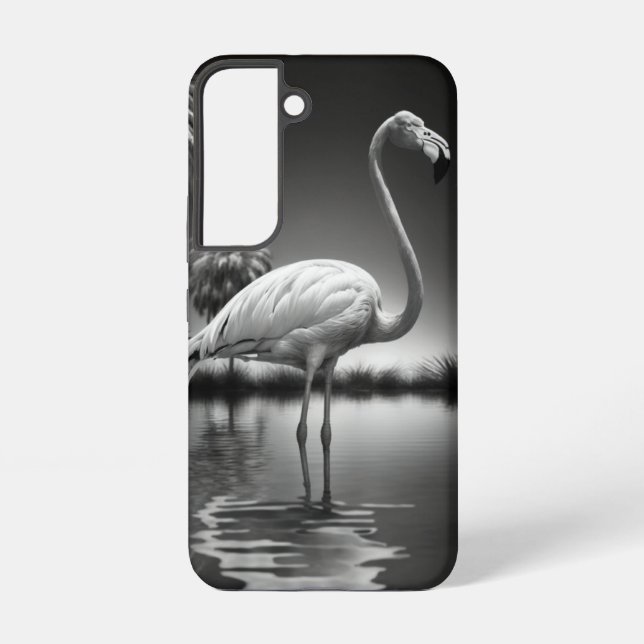 Flamingo in a Pool Samsung Galaxy S22 Case (Back)