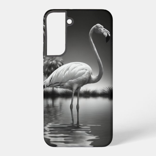 Flamingo in a Pool Samsung Galaxy S22+ Case (Back)