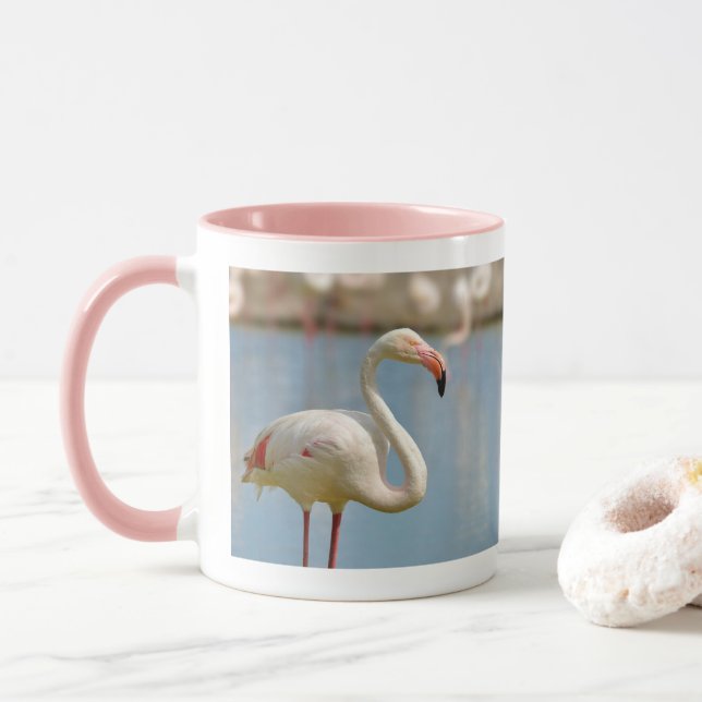 Flamingo in Camargue Mug (With Donut)