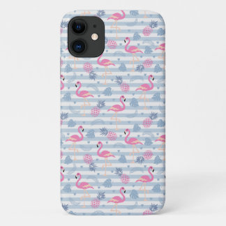 Flamingo iPhone/iPad Case - Pink & Blue