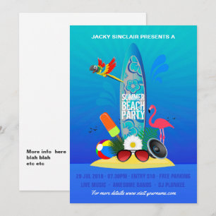 Flamingo Island  Invitation