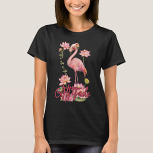 Flamingo Its All in The Attitude Pink Bird Tropica T-Shirt