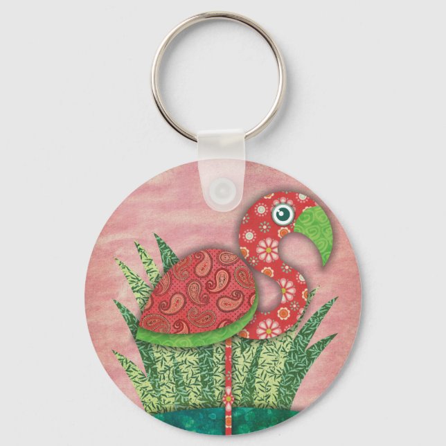 flamingo key ring (Front)