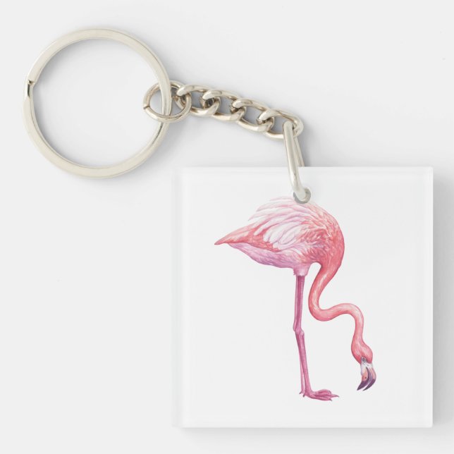 Flamingo Key Ring (Front)