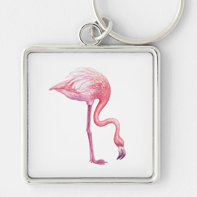 Flamingo Key Ring (Front)