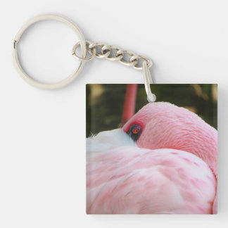 Flamingo  key ring