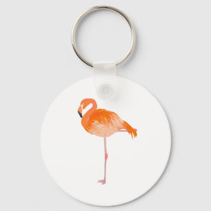 flamingo key ring