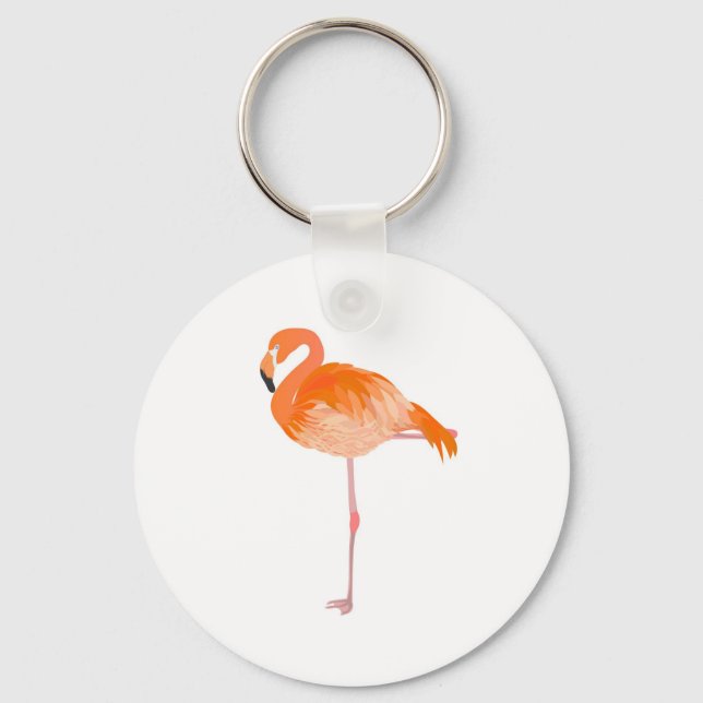 flamingo key ring (Front)