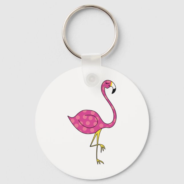flamingo key ring (Front)