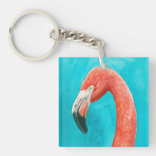 Flamingo Key Ring