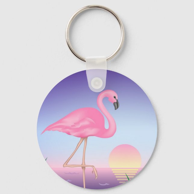 Flamingo Keychain (Front)