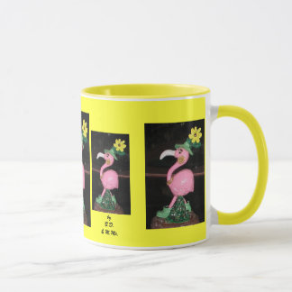flamingo lady mug