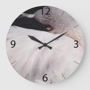 Flamingo Large Clock