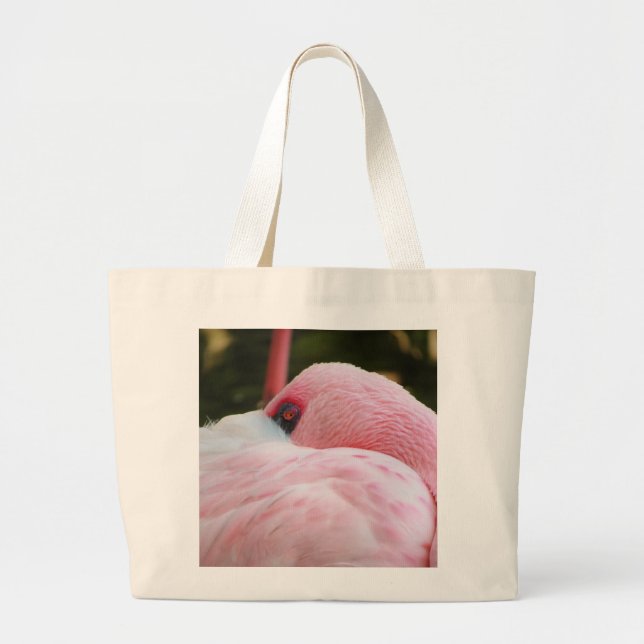 Flamingo  large tote bag (Front)