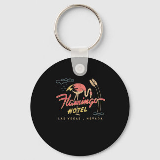 Flamingo Las Vegas Hotel Casino Retro Vintage Key Ring