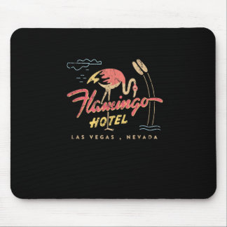 Flamingo Las Vegas Hotel Casino Retro Vintage Mouse Mat
