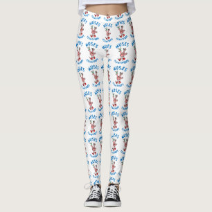 Flamingo Leggings - Large logo